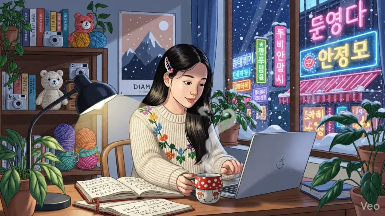 Snow day lofi ❄️ | Cozy beats for study & work