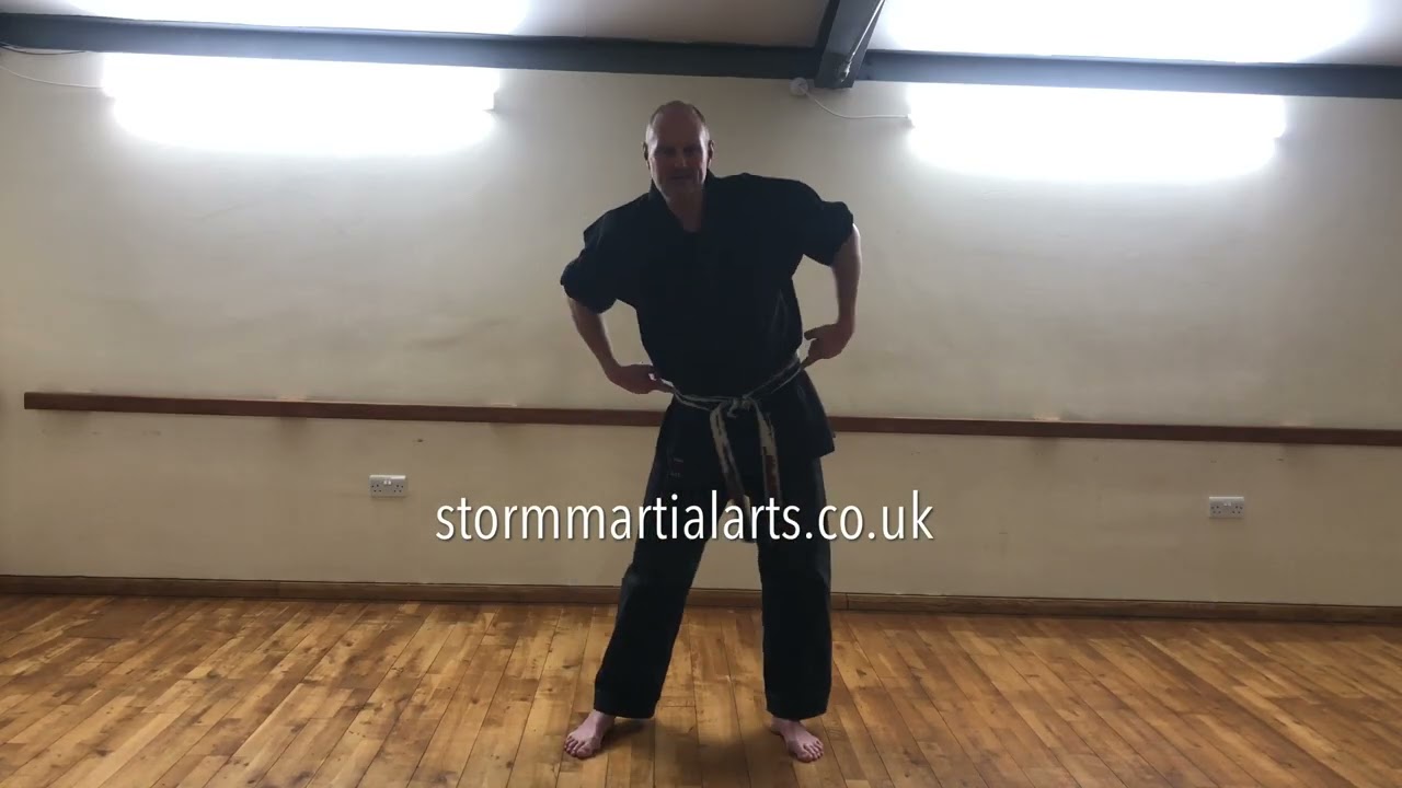 Hamstring stretch. 