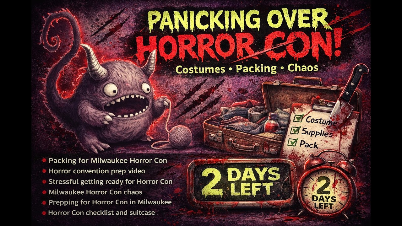 Getting ready for Milwaukee Horror Con! 🧟‍♂️