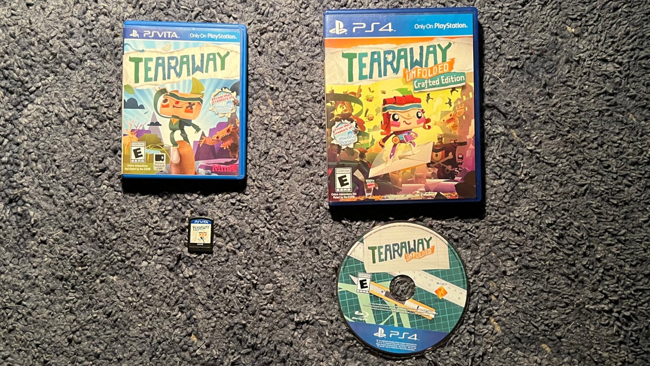 Tearaway + Tearaway Unfolded Cart/Disc Test | Double the Games, Double the Fun