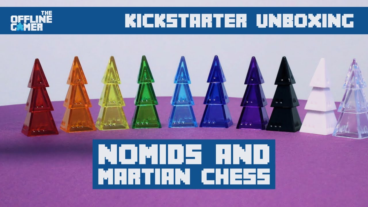 Распаковка Kickstarter &mdash; Nomids и марсианские шахматы