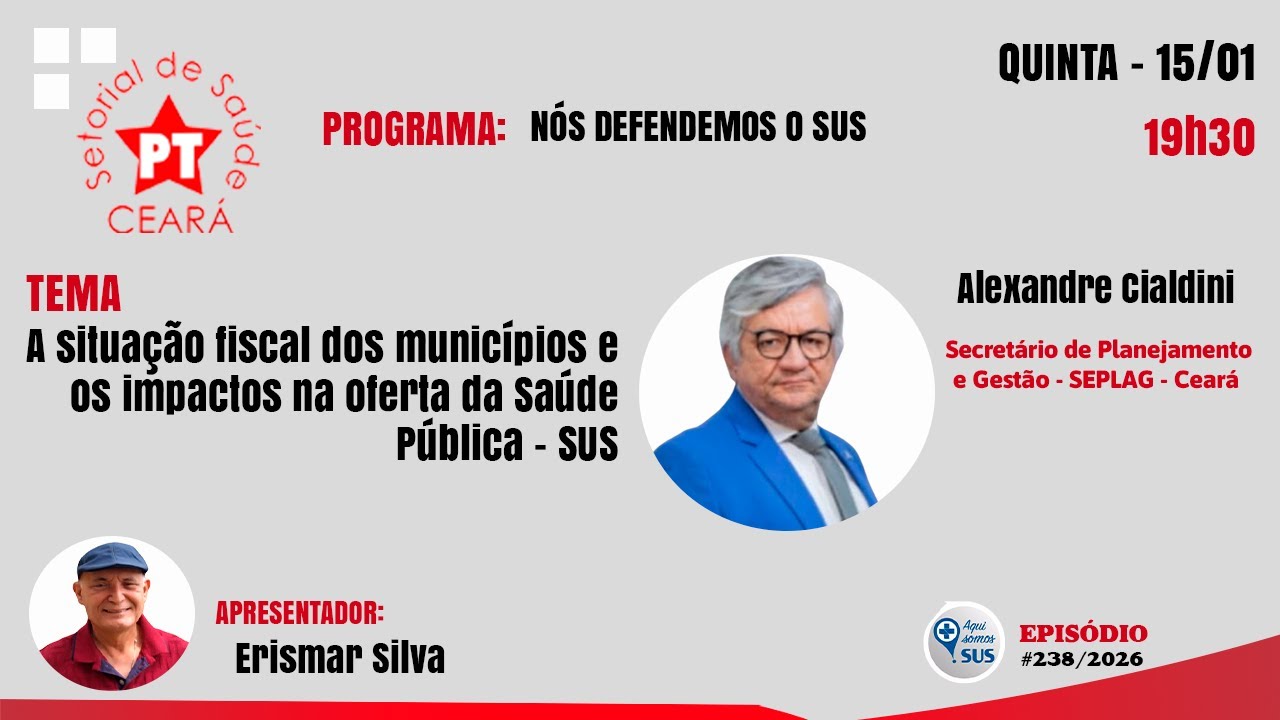 A situação fiscal dos municípios e os impactos na oferta da Saúde Pública - SUS