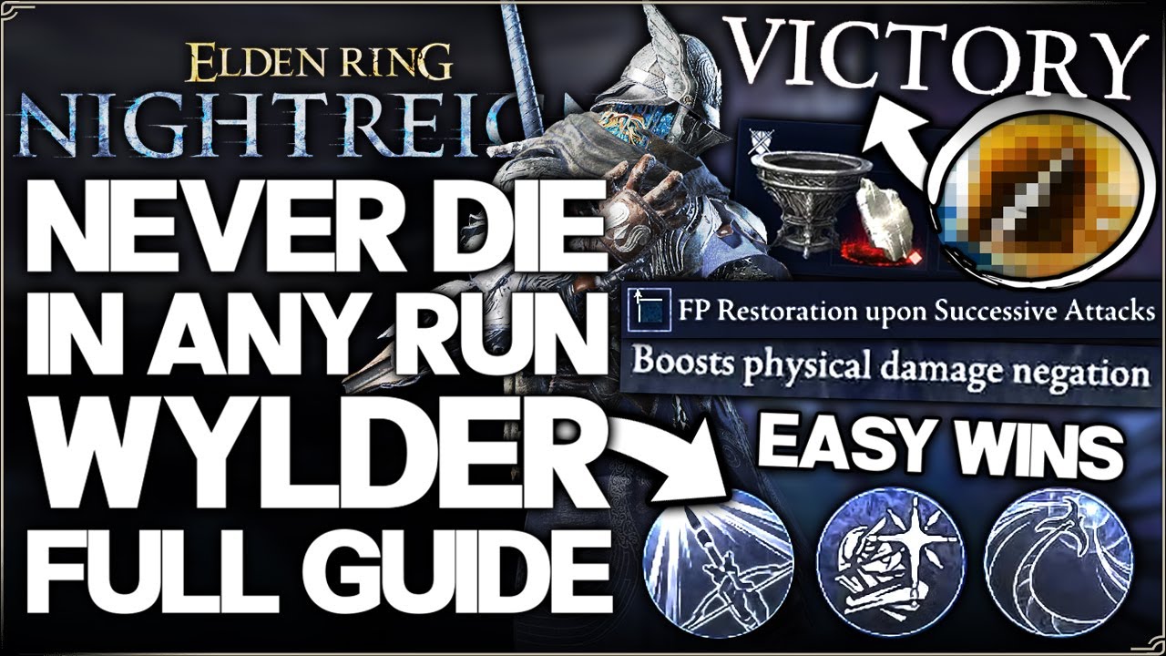 Elden Ring Nightreign - How to Win ANY Run On Wylder - Fast Easy Wins & Best Nightfarer Build Guide!