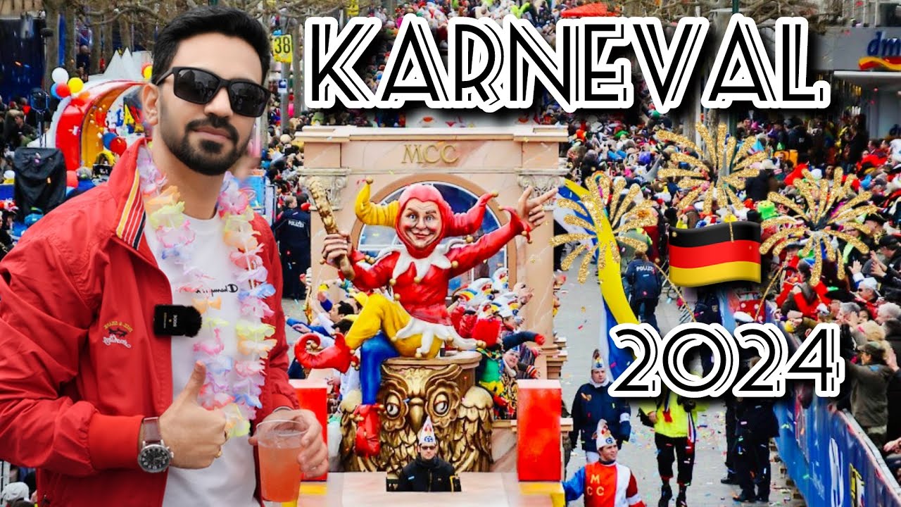 Karnevalsumzug 2024 │Mainz-Kastel & Wiesbaden, Germany in Hindi | #fasching #karneval #wiesbaden
