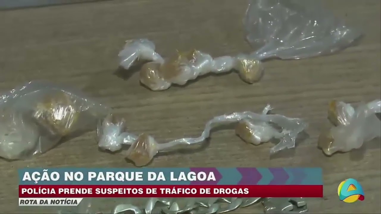 Rota da notícia - Tráfico de drogas: ação policial no Parque da Lagoa resulta em prisão