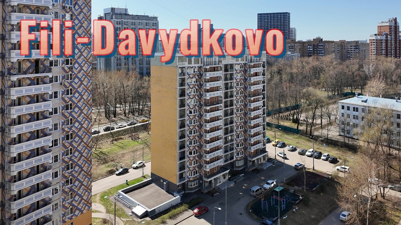 🇷🇺 Moscow. Fili-Davydkovo district walking tour.