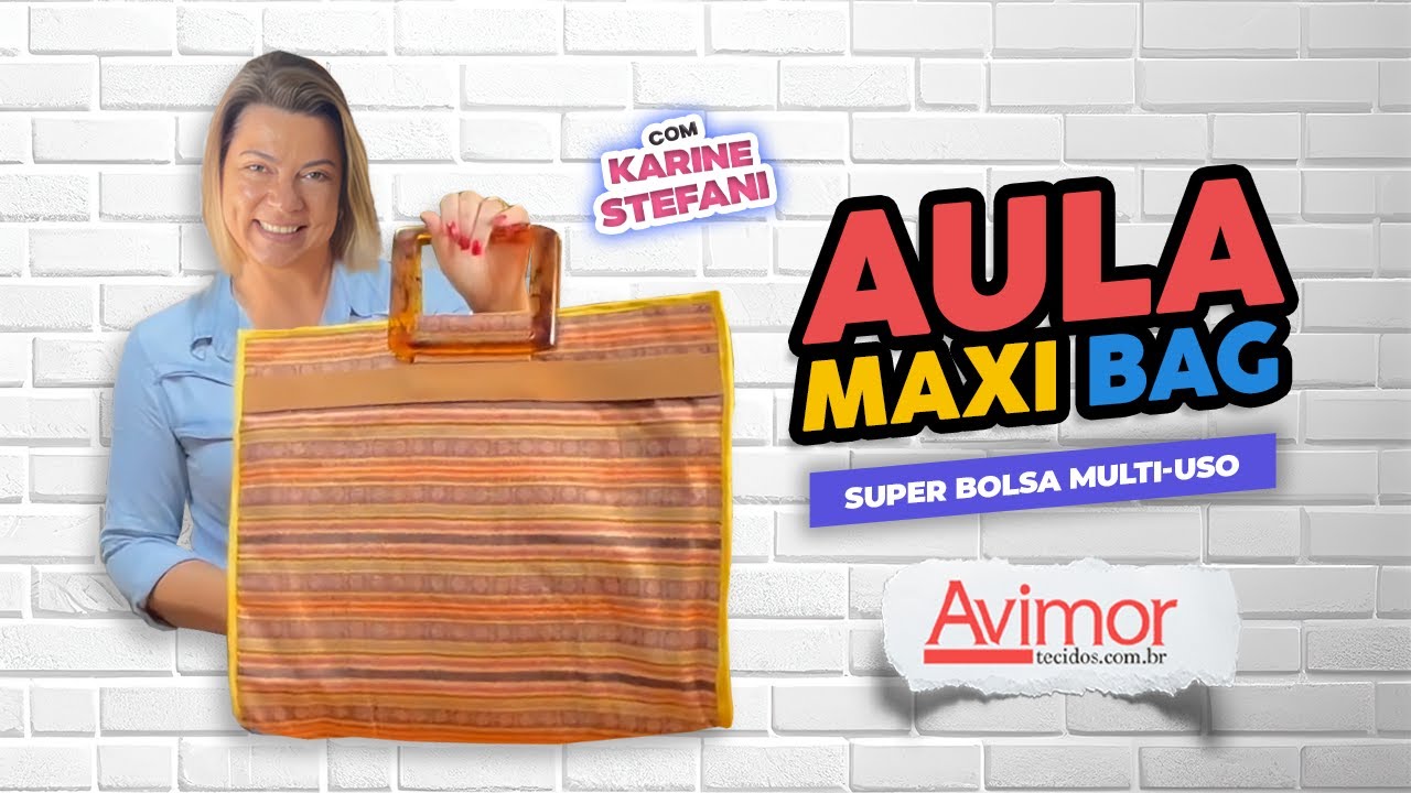 Maxibag Fácil: Costure Sua Primeira Bolsa em Casa | Como fazer uma Maxibag