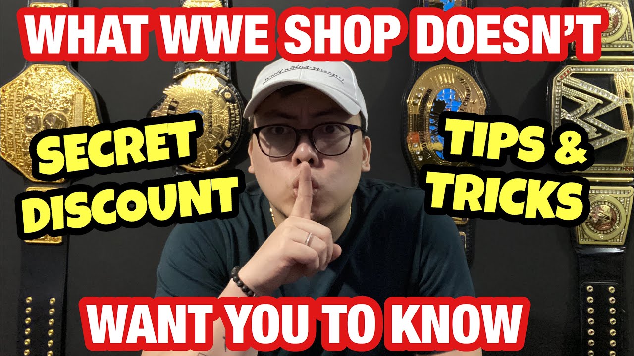 WWE Shop Secret Discounts | How to save more in WWE Shop | TIPS AND TRICKS