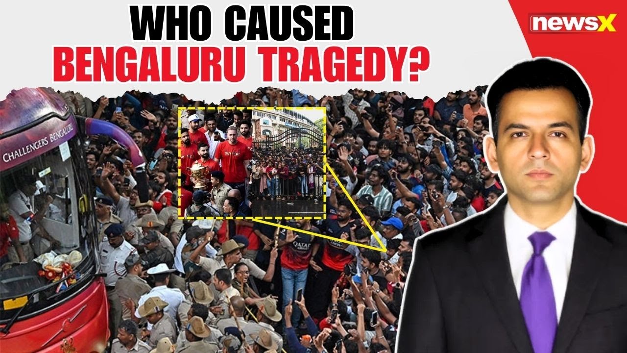 RCB Victory Parade: Who's to Blame for the Deadly Bengaluru Stampede? | In-depth Analysis on NewsX