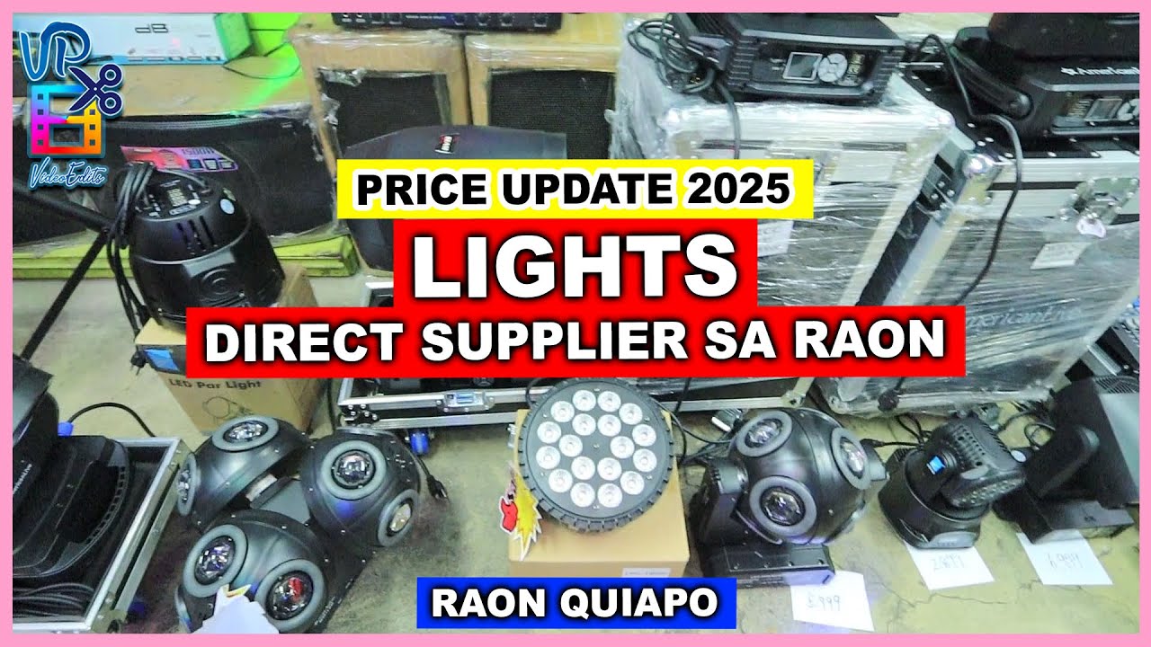BILIHAN NG MURANG LIGHTS DIRECT SUPPLIER SILA SA RAON QUIAPO | Capiosa General Merchandise | Part 3