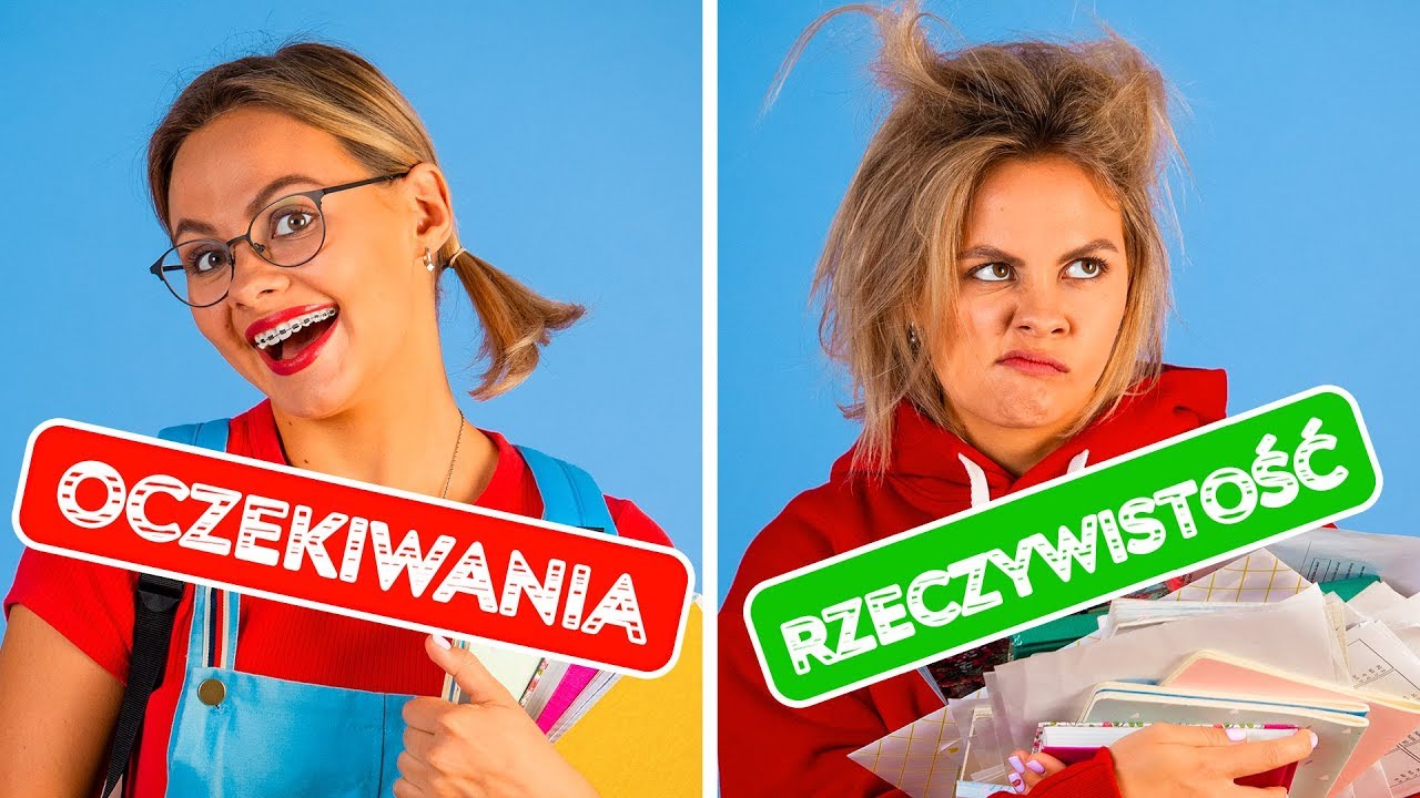 POWR&Oacute;T DO SZKOŁY OCZEKIWANIA VS RZECZYWISTOŚĆ || Śmieszne Sytuacje od 123 GO!