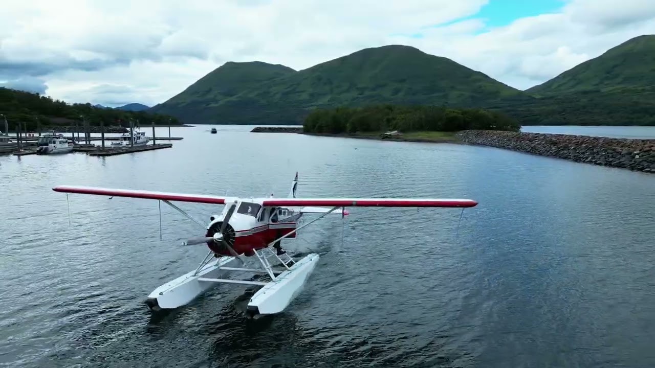 Larsen Bay City  in Kodiak Island, Alaska .August 2025.