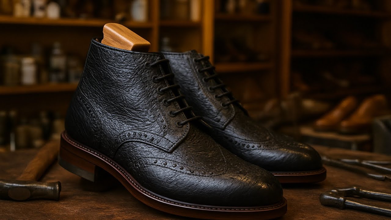 Japanese Craftsman Restores Vintage 50-Year-Old Shoes with Complete Sole Rebuild