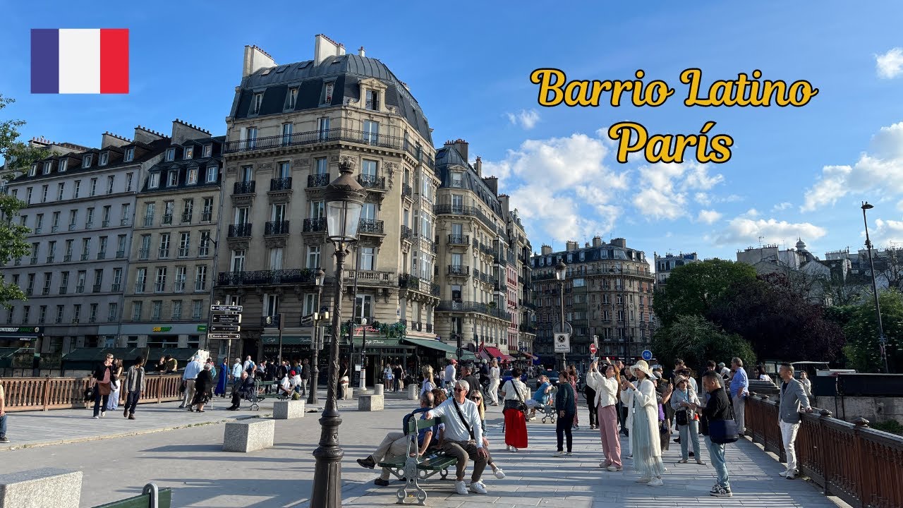 [4K] 🇫🇷 París, Francia | El Barrio Latino (le Quartier latin)🏙️🏛️😍| Walking Tour