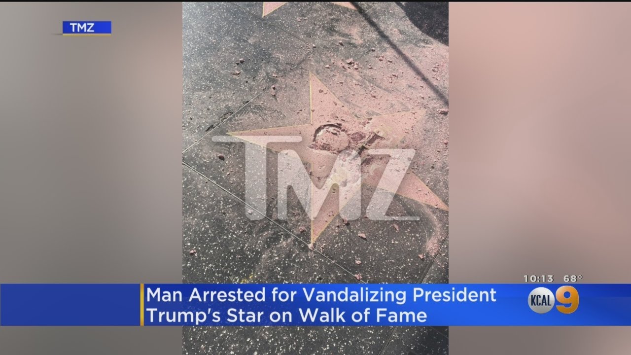 Detectives Arrest Man Suspected Of Vandalizing Trump Star — Again