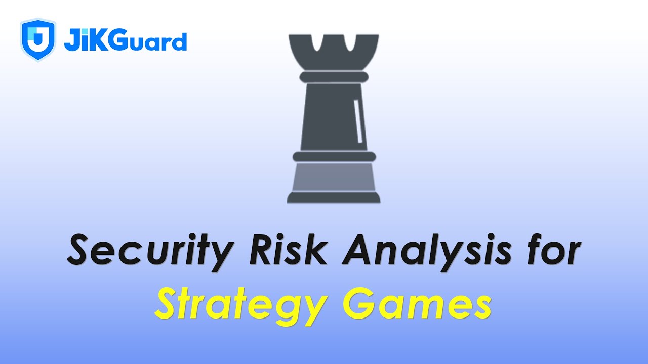Security Risk Analysis for Strategy Games