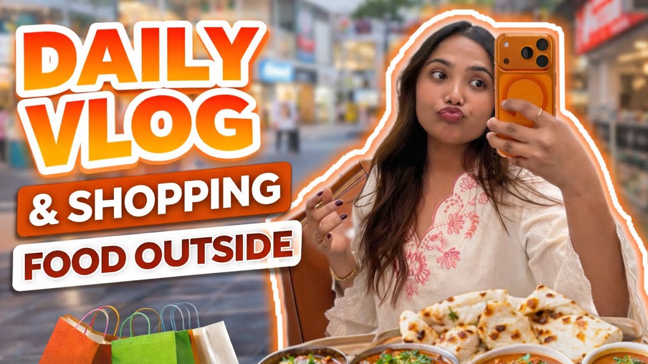 From Shopping bags to Food Plates 🛍️ 🍝| My Day 2 Vlog🎀 #food #trending #youtuber #youtube #daily 