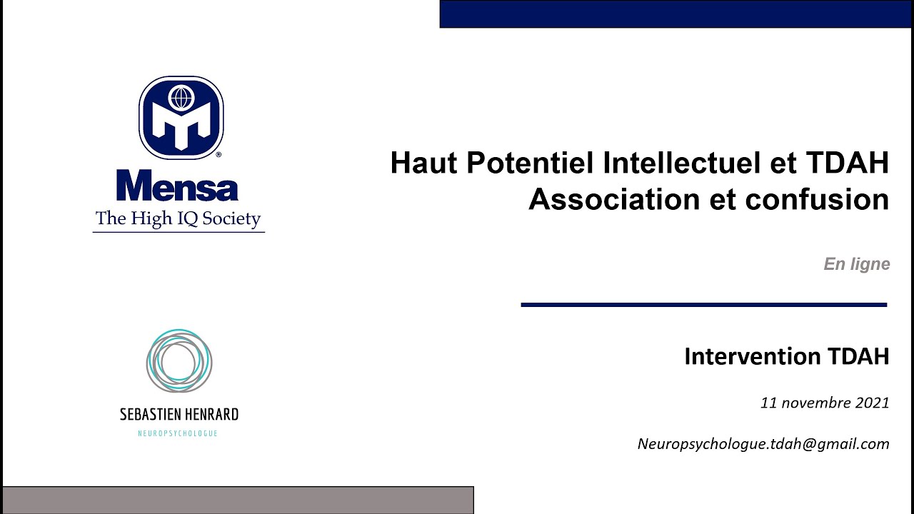 Haut Potentiel Intellectuel et TDAH - Association et confusion