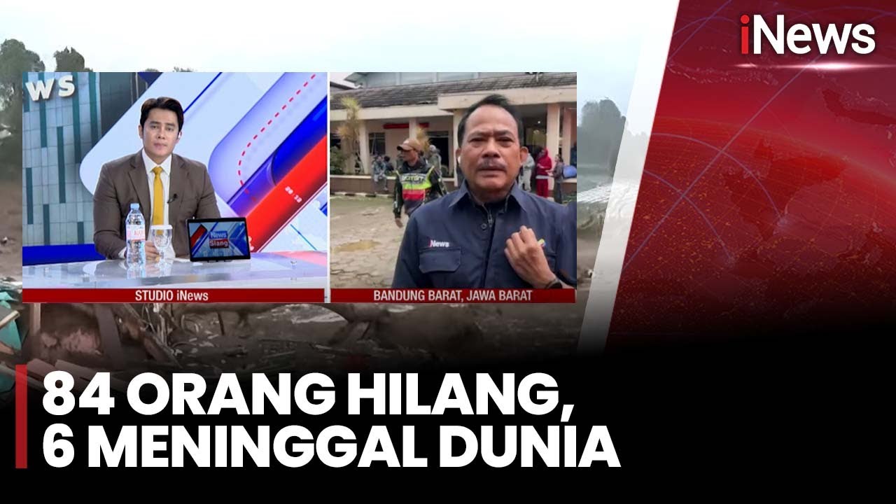 Longsor Timbun Puluhan Rumah di Bandung Barat | iNews Siang 24/1