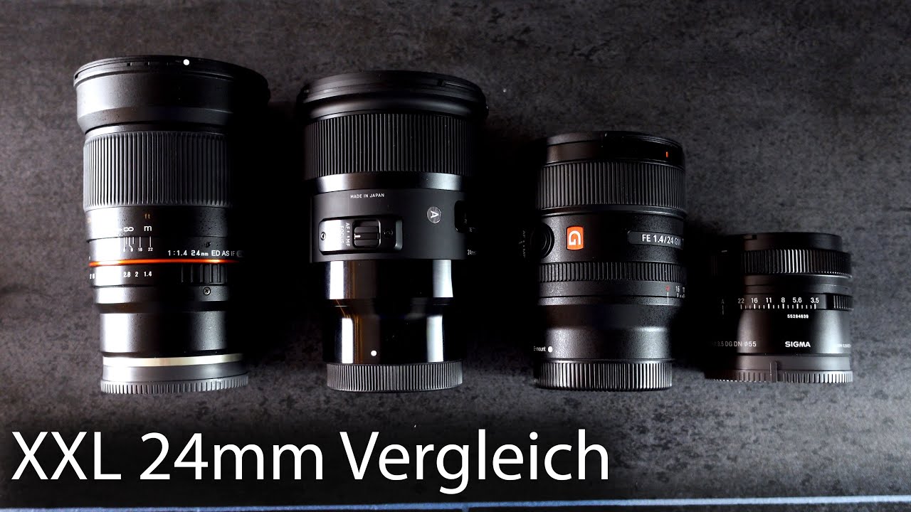 Sigma 24mm f1.4 vs Sony 24mm f1.4 vs Samyang 24mm f1.4 👍 XXL TEST