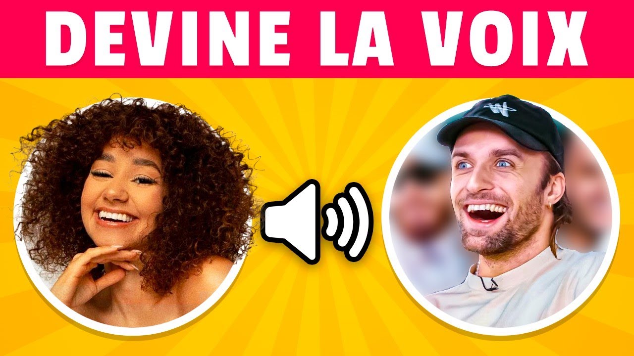 Devine les YOUTUBEURS à partir de leur VOIX...! 🔊
