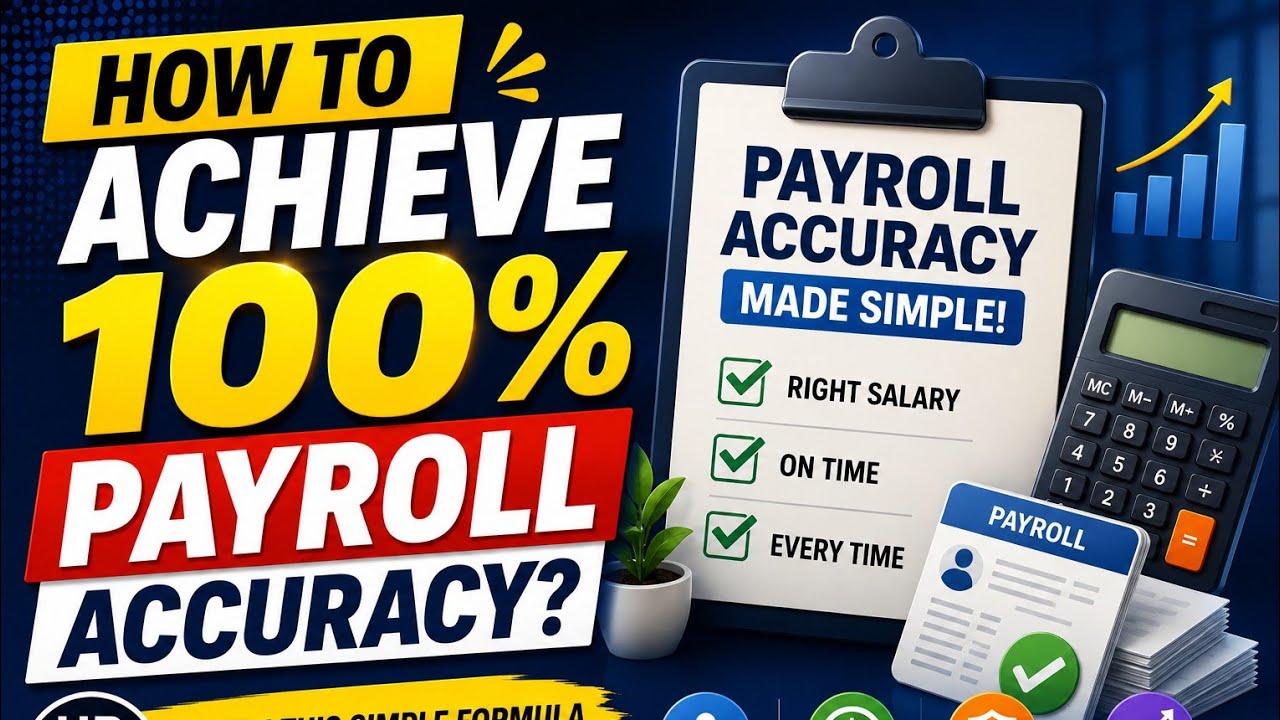 How to Achieve 100% Payroll Accuracy? | Payroll Accuracy Rate Formula #trendingvideo #viral #yt #fyp