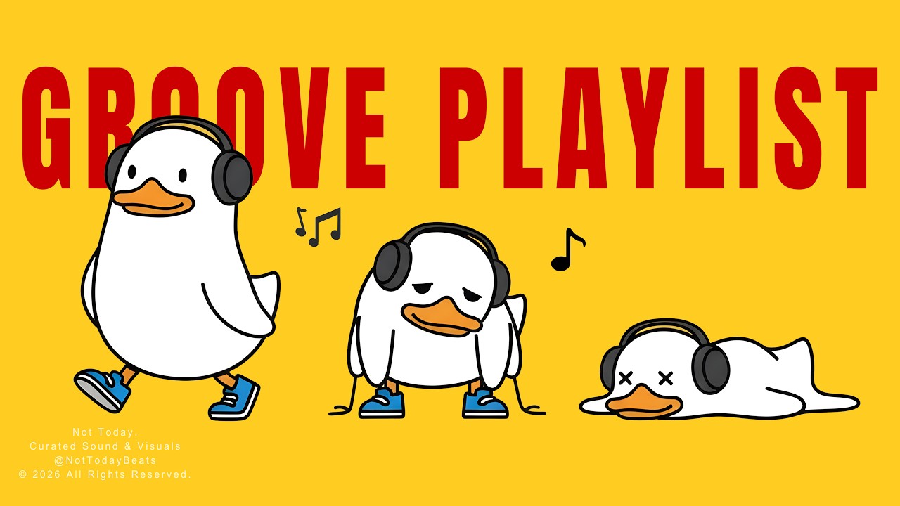 Playlist | 카페에서 작업할 때 딱 좋은 적당한 그루브 | GROOVE · JAZZHOP · WORK | 매장음악 · 카페 · 작업 · 집중
