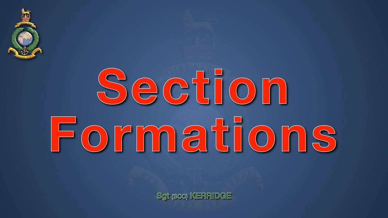 Section Formations