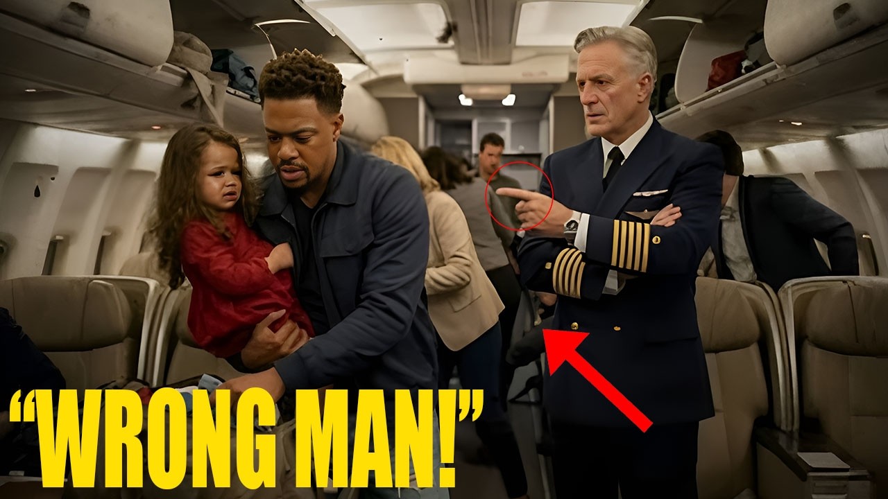 “Pilot Orders Black Single Dad to Move — Unaware He Owns the Plane!”