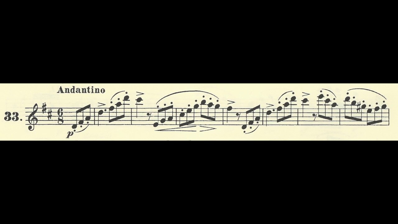 G. Gariboldi, Die Ersten &Uuml;bungen, Nr. 33