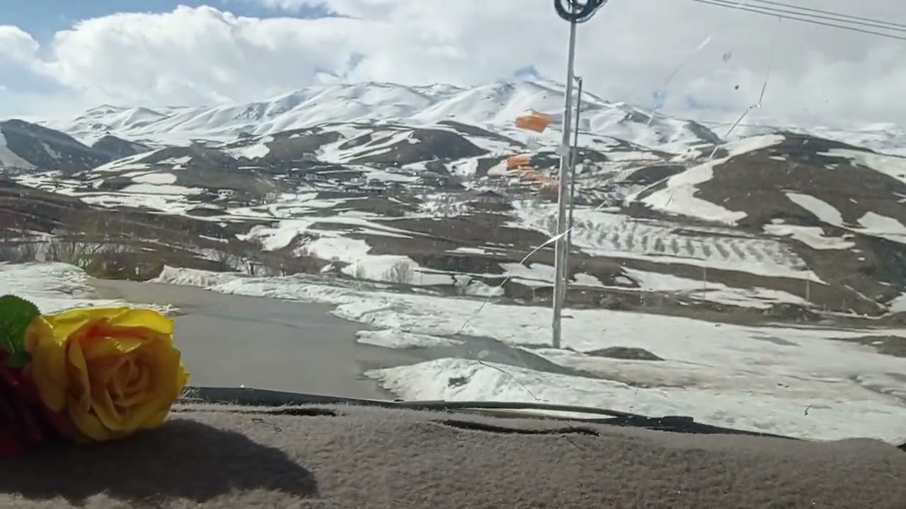 جولة لمشاهدة الثلوج في قرية ومنفذ حاج عمران الحدودية مع إيران أقصى شمال العراق بمنصف الشهر الثاني 