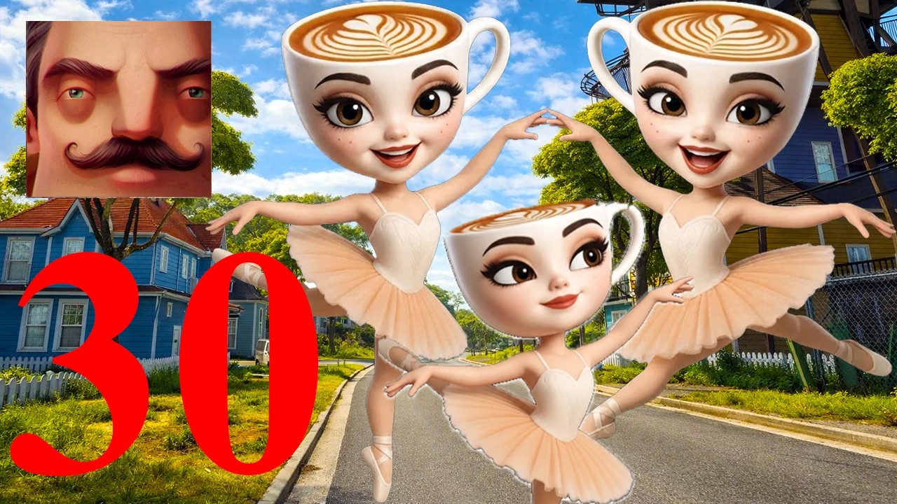 I Made 30 Ballerina Cappuccina in Hello Neighbor History