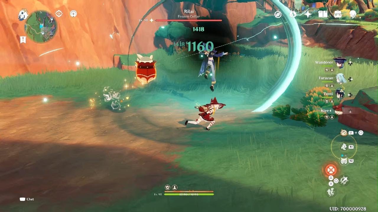 Genshin Impact Rilai 3rd achievement cheesed