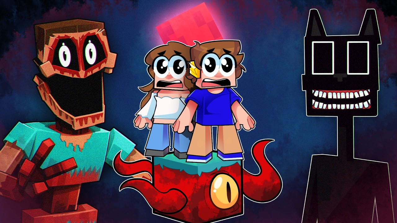SOBREVIVENDO em Apenas 1 BLOCO de TERROR&hellip;
