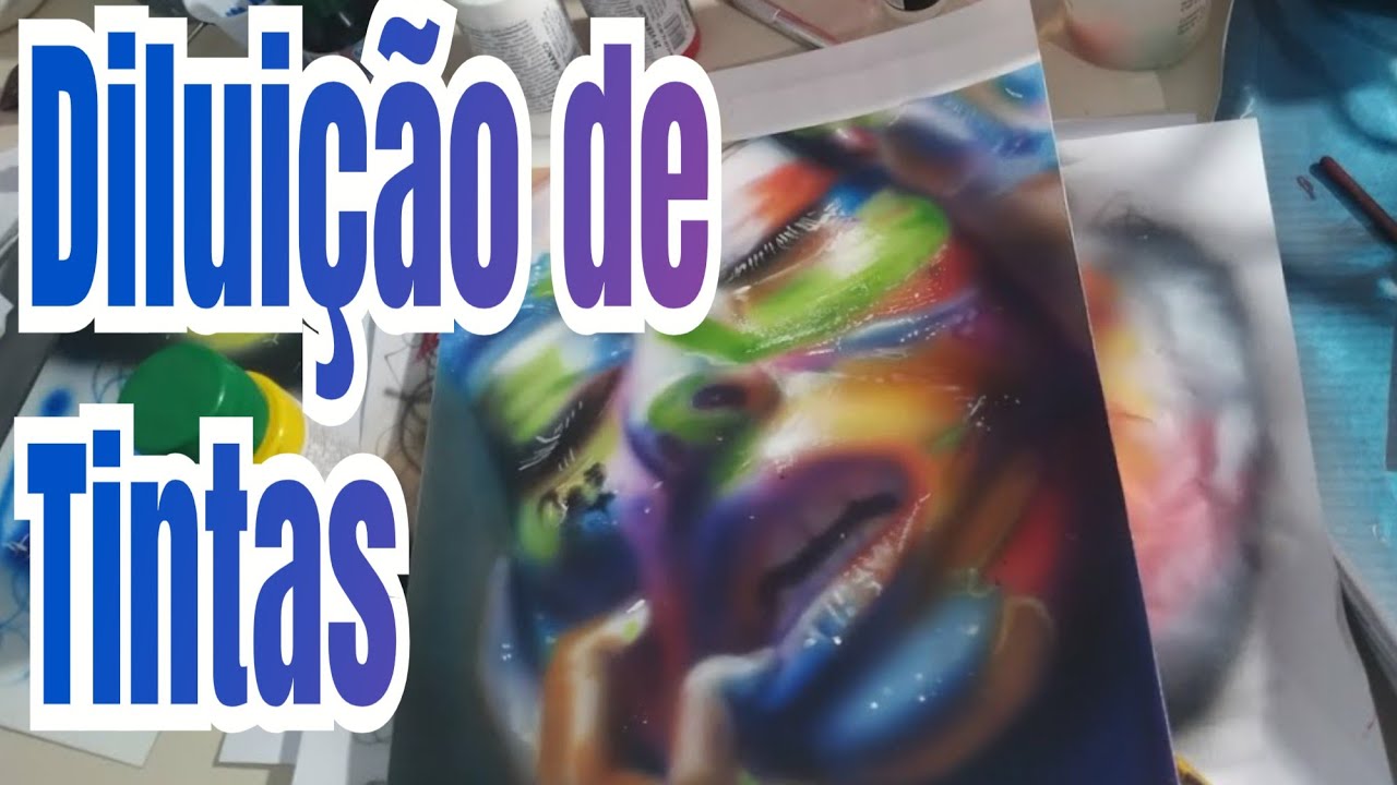 Como Usar Qualquer Tinta Acrílica Base De Água No Aerografo
