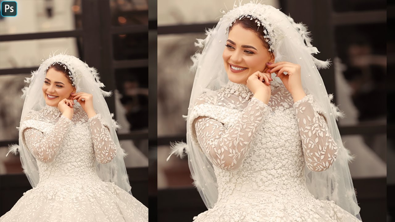 ازاي تعمل تون احترافي كامل لصور الزفاف + شرح عمل الاسكين تون البني