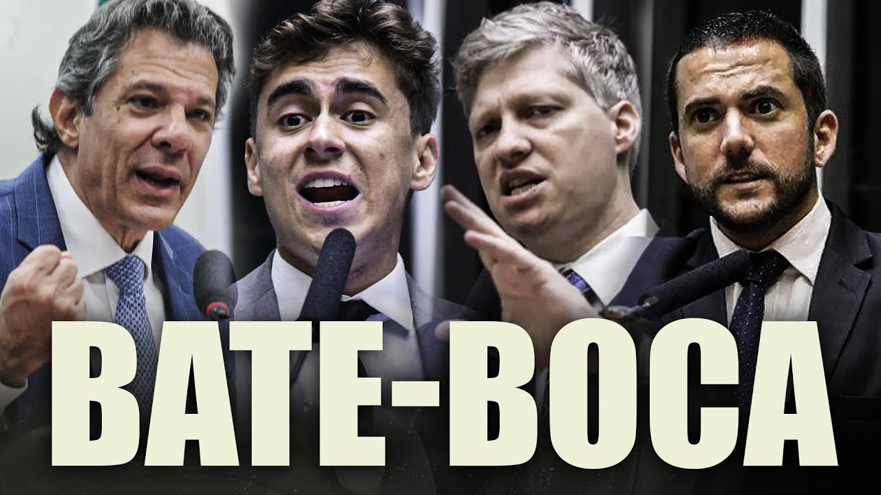 Haddad, Nikolas, Jordy e Van Hattem batem boca na Câmara e sessão termina em confusão