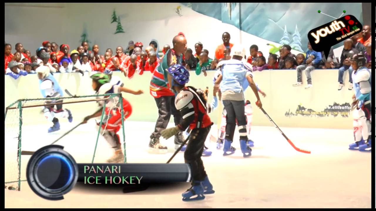 Ice Skating in Kenya at panari