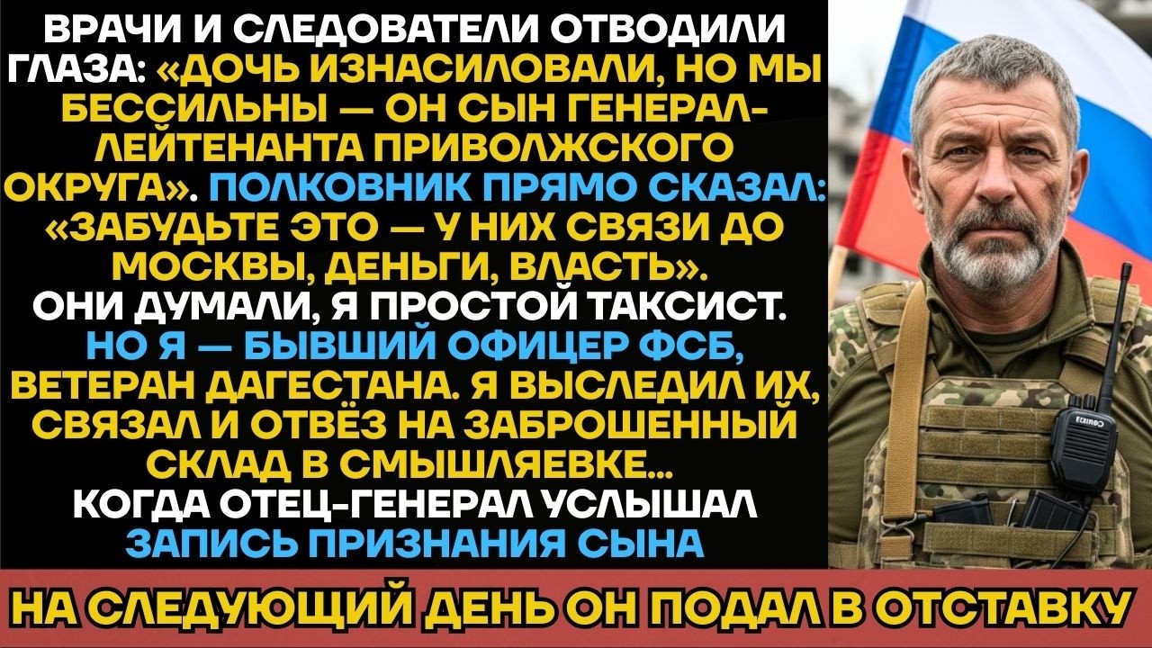 ГЕНЕРАЛ ПОБЛЕДНЕЛ! На Военном Складе Лежали Насильники, Которые Изнасиловали Дочь Таксиста.