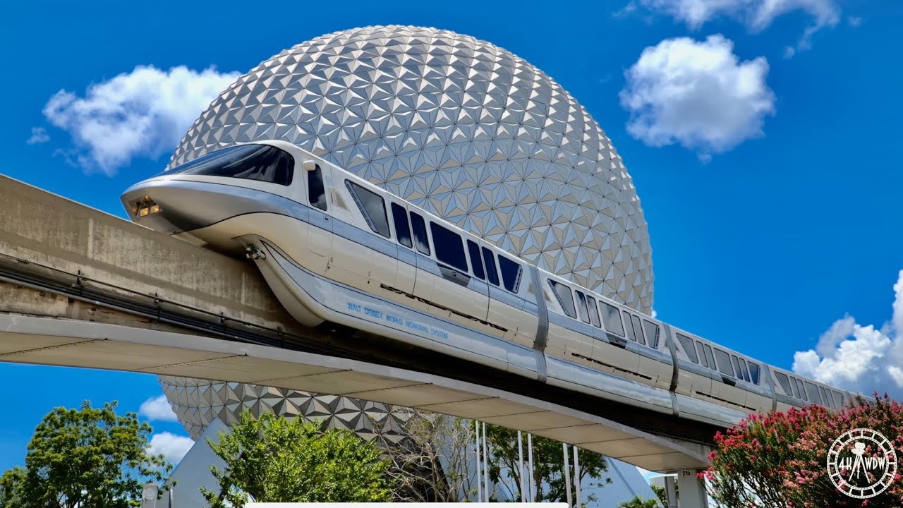EPCOT Monorail 2021 Complete Ride Experience in 4K | Walt Disney World Transportation Florida 2021