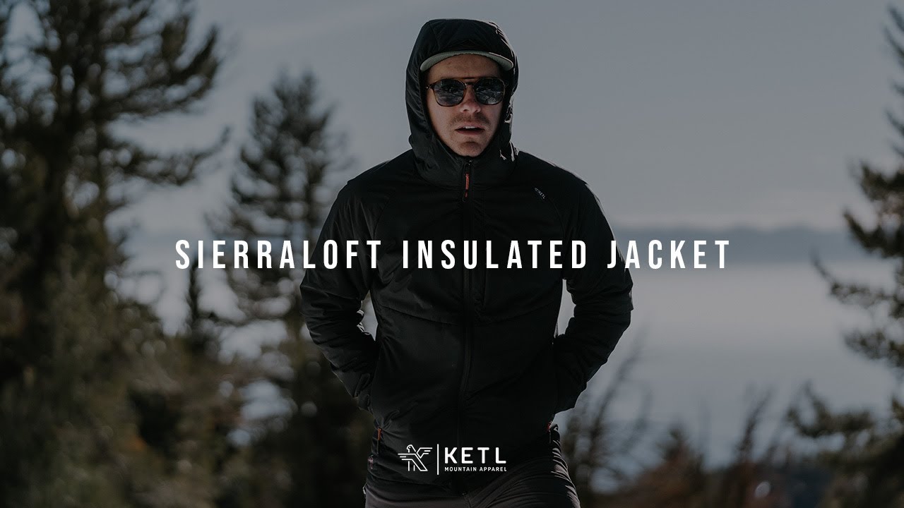 KETL SierraLoft Insulated Jacket: Adventure Travel Puffy Jacket w/ Matte Finish + Ultra-Packable