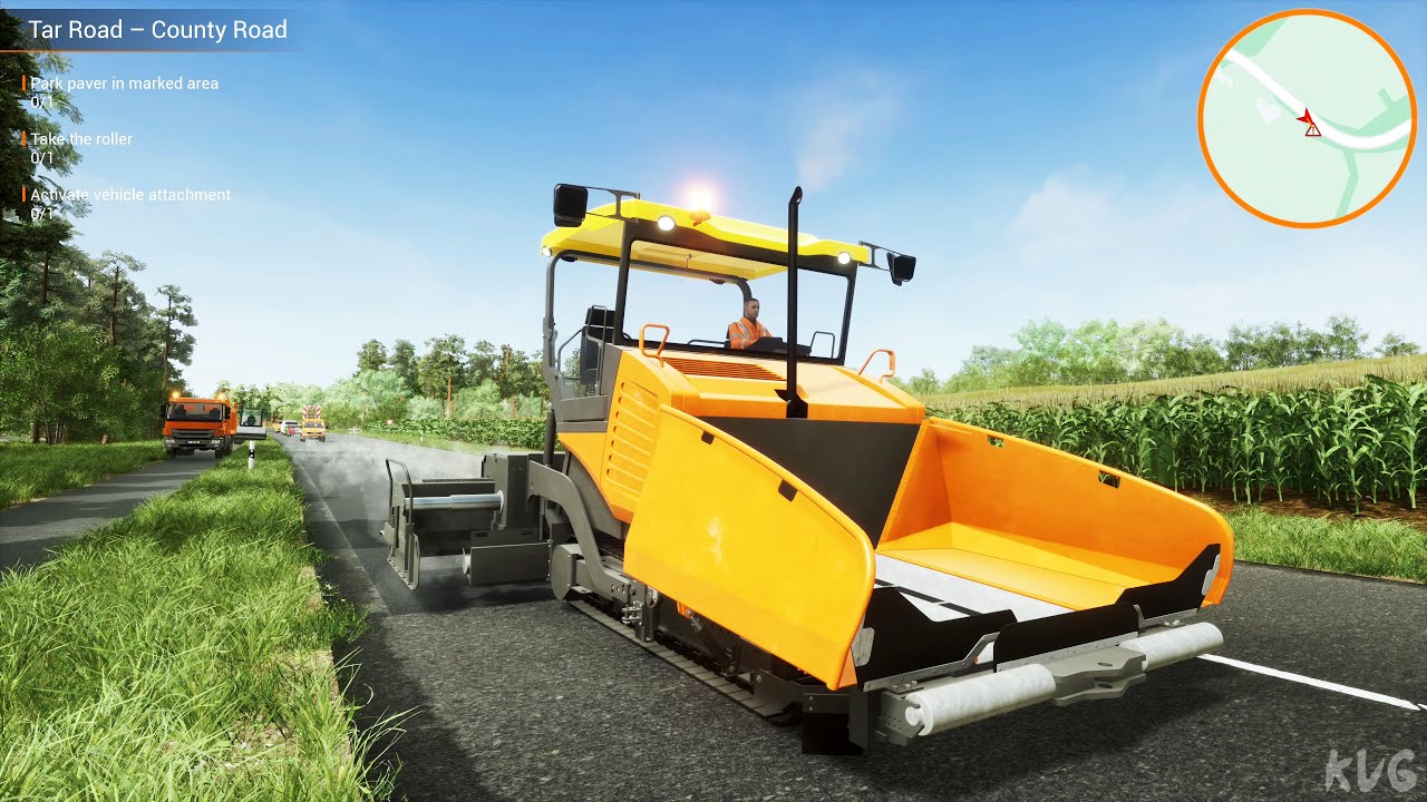 Road Maintenance Simulator Gameplay (PC UHD) [4K60FPS]