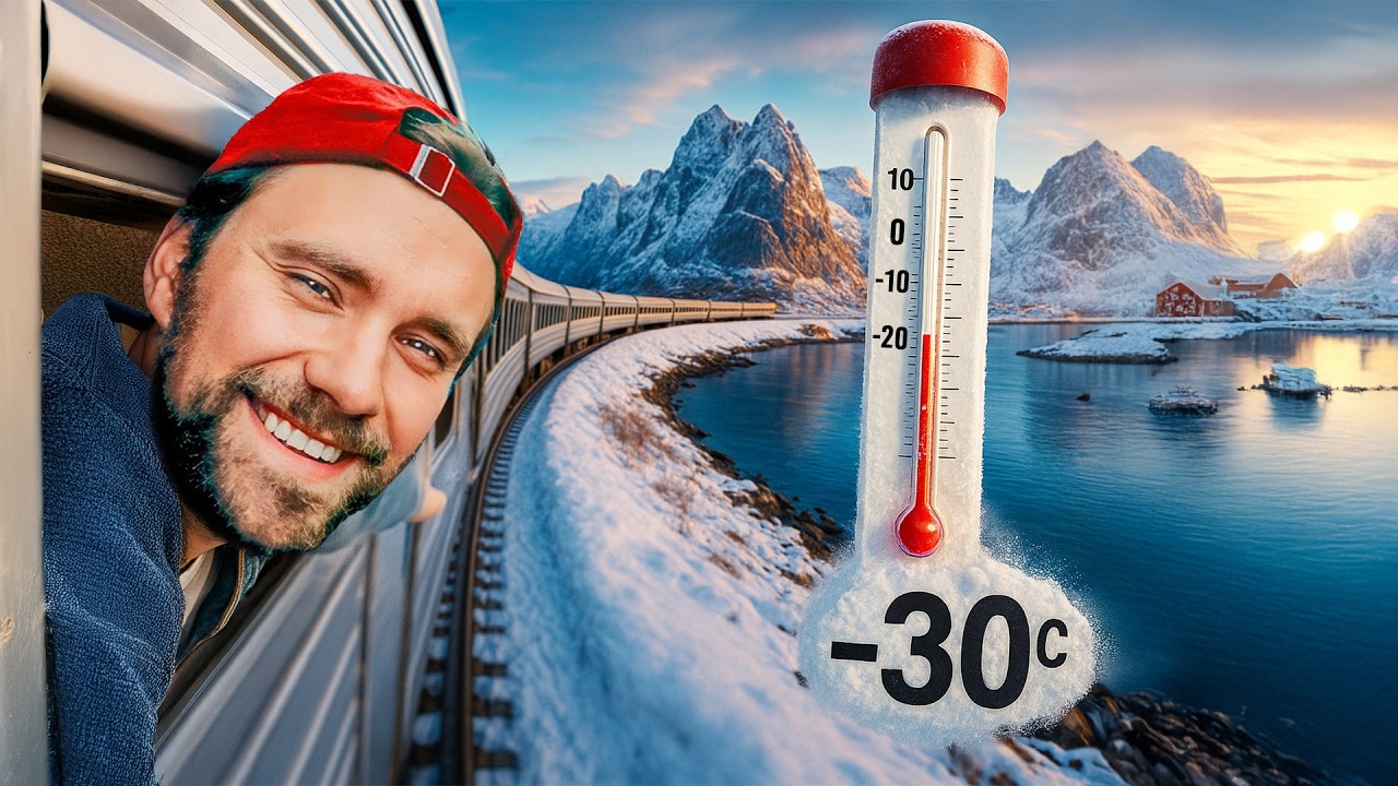 24h dans le TRAIN le plus au nord du monde