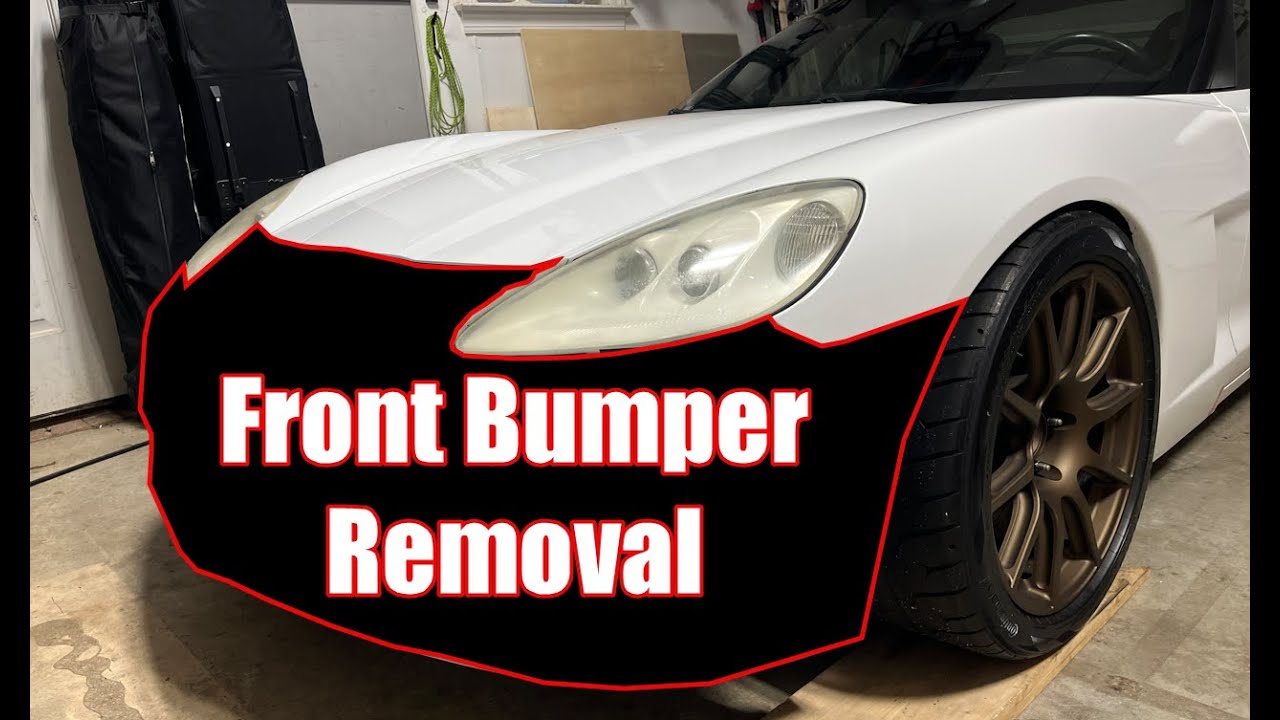 C6 Corvette - Front Bumper Removal