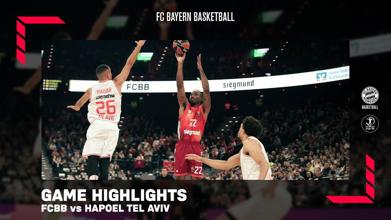 FC Bayern M&uuml;nchen Highlights | FCBB - Hapoel Tel Aviv 72:82 | EL 25/26