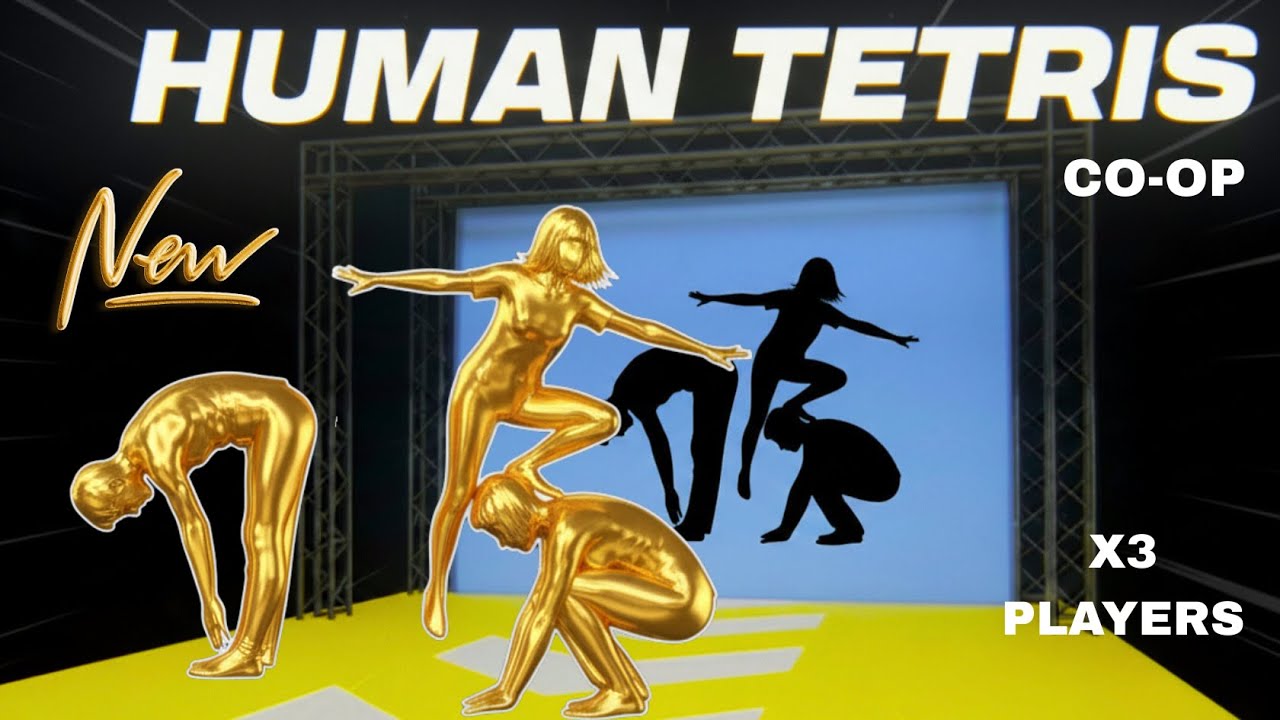 HUMAN TETRIS  Top Quality Immersive Interactive Warm Up #8 NEW GAME
