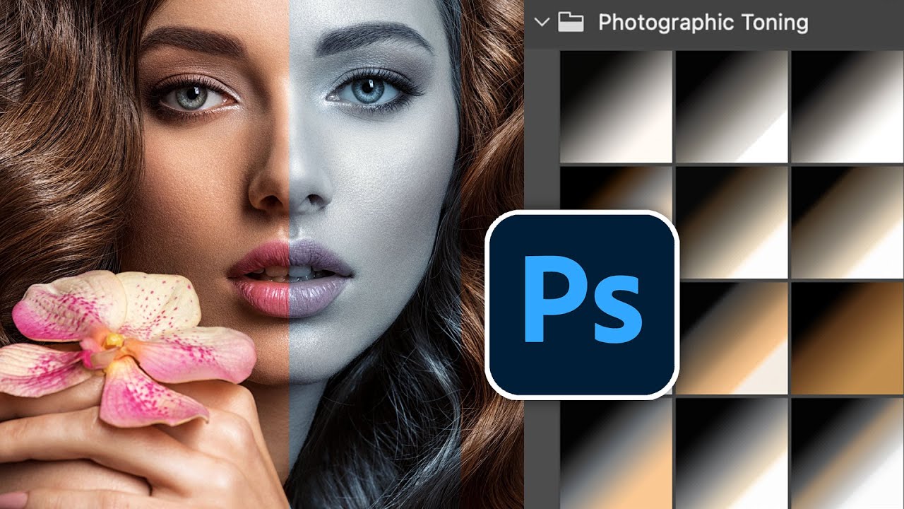 СЕКРЕТНОЕ тонирование фотографий в Photoshop. Мгновенная цветокоррекция фотографий.