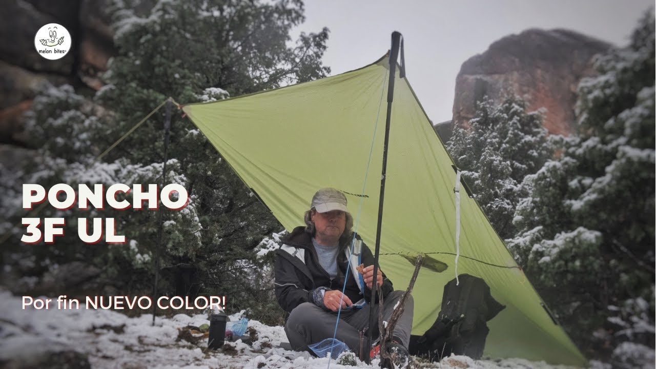 El mejor PONCHO REFUGIO Ultraligero 3F UL nuevo color verde