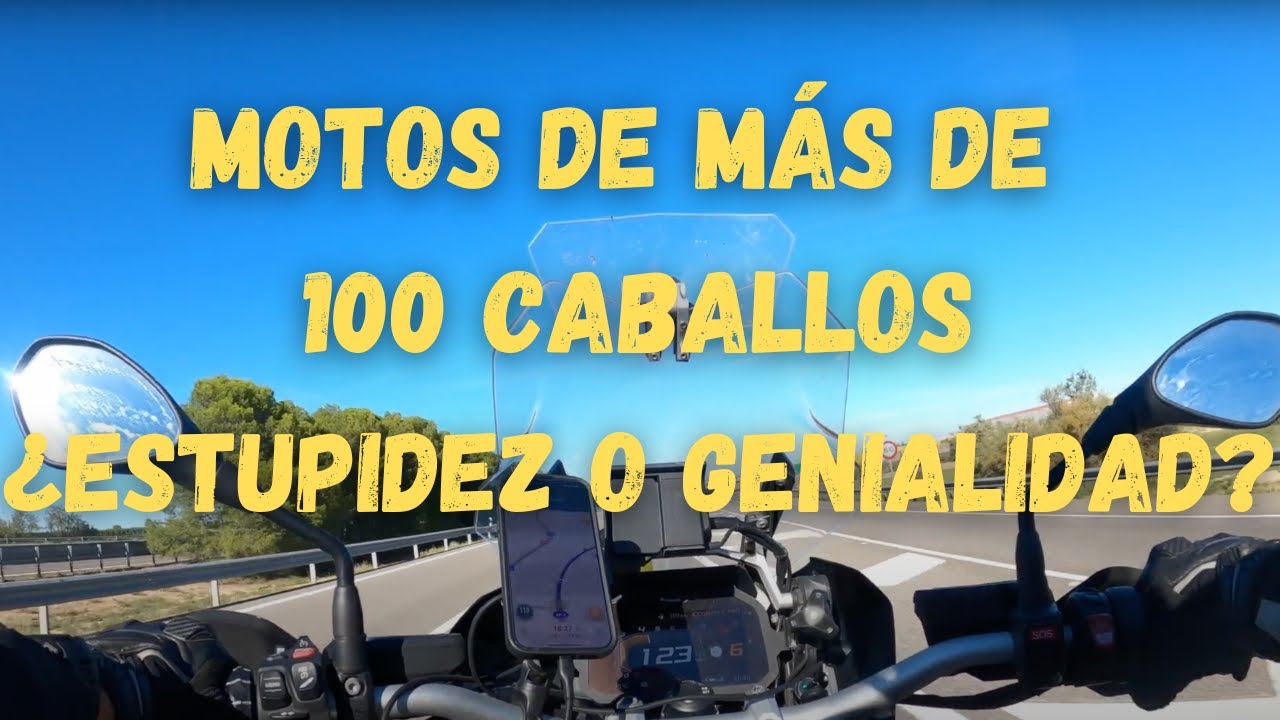 ¿Necesitas una moto de 100 caballos? Lo bueno y lo malo de tener mucha potencia.