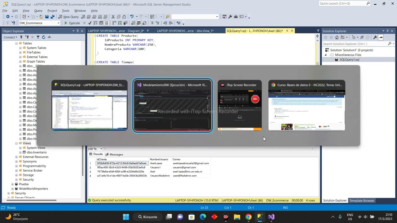 Proceso ETL con Visual Studio 2022 y Sql Server